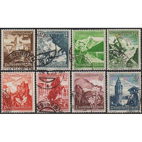 1938 - Рейх - Зимова допомога - Альпійські квіти Mi.672-82  _17,30 €