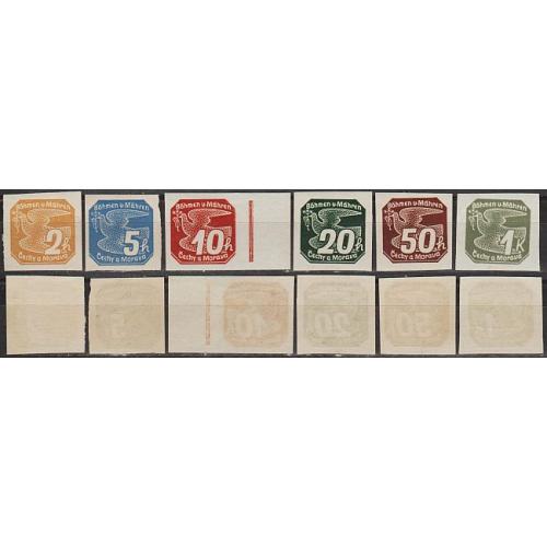 1939 - Рейх - Богемія - Газетні марки Mi.42-50 **