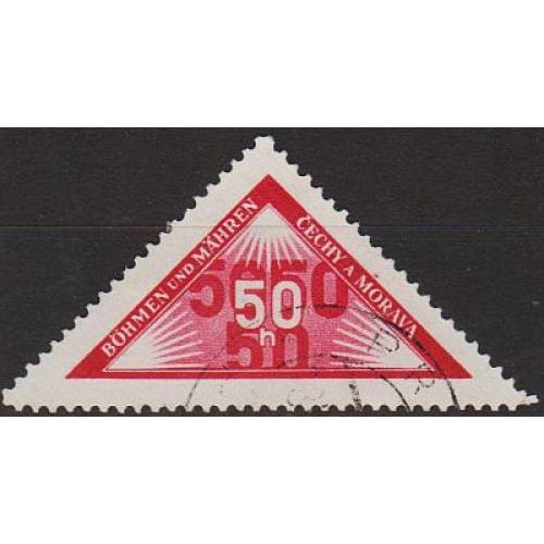 1939 - Рейх - Богемія - Службова 50 Mi.15 _гаш _10,0 €