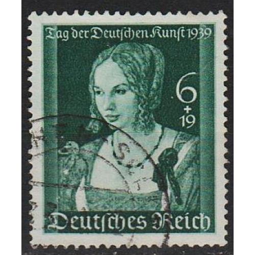 1939 - Рейх - День німецького мистецтва Mi.700 _13.0 Євро _гаш