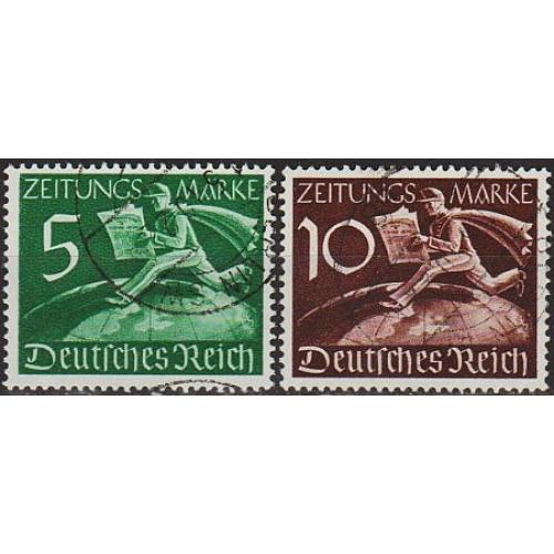 1939 - Рейх - Газетні марки Z.738-739 _14,0 € _гаш