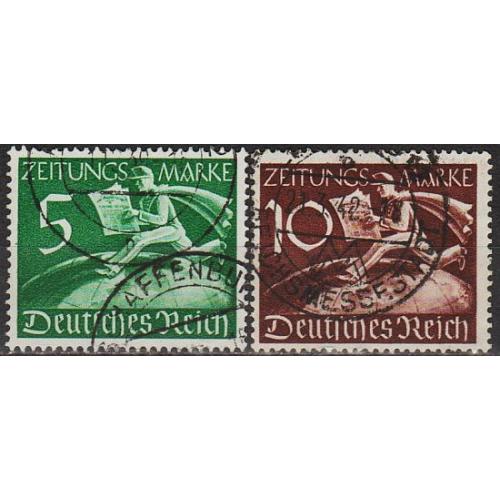 1939 - Рейх - Газетні марки Z.738-739 _14,0 € _гаш