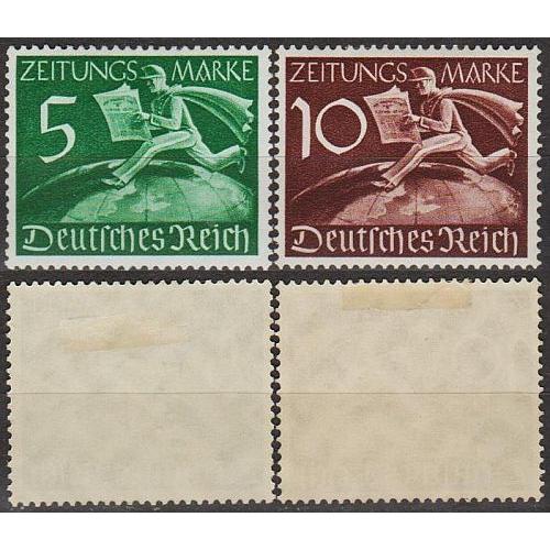 1939 - Рейх - Газетні марки Z.738-739 *