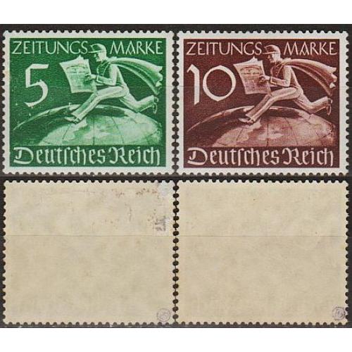 1939 - Рейх - Газетні марки Z.738-739 *