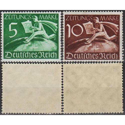 1939 - Рейх - Газетні марки Z.738-739 **