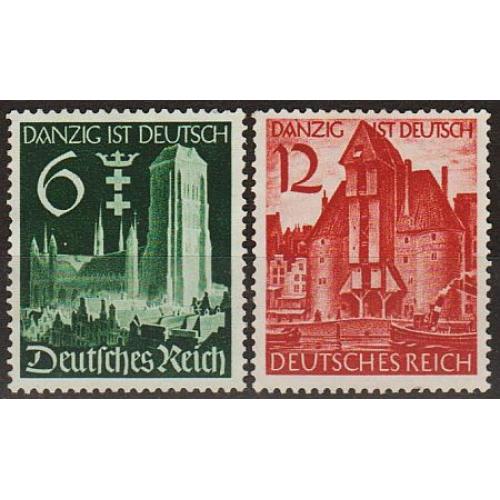 1939 - Рейх - Гданськ німецький Mi.714-15 (*)