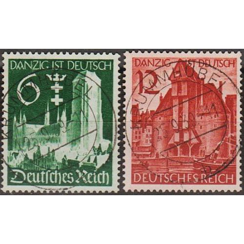 1939 - Рейх - Гданськ німецький Mi.714-15