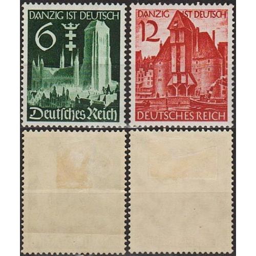 1939 - Рейх - Гданськ - німецький Mi.714-15 *