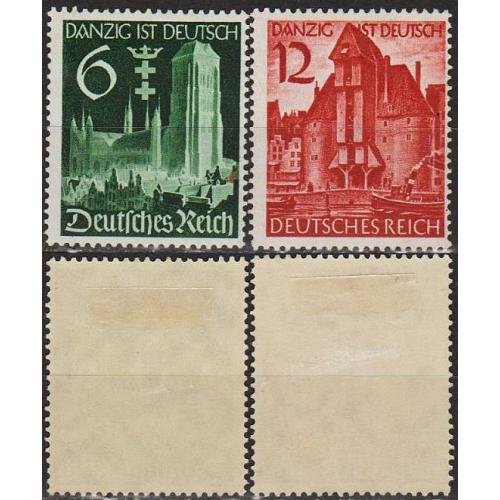 1939 - Рейх - Гданськ - німецький Mi.714-15 *