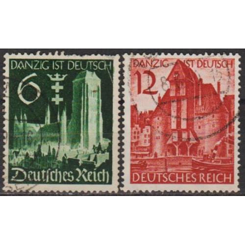 1939 - Рейх - Гданськ німецький Mi.714-15