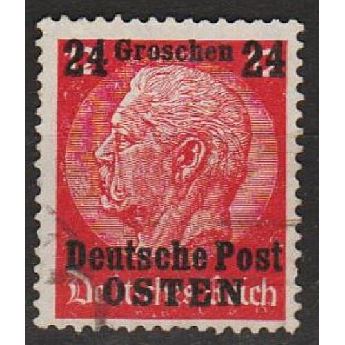 1939 - Рейх - GG - Надрук 24 Mi.6 _гаш