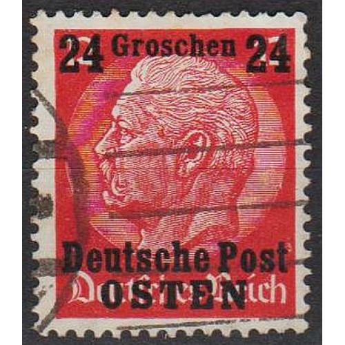 1939 - Рейх - GG - Надрук 24 mi.6 _гаш