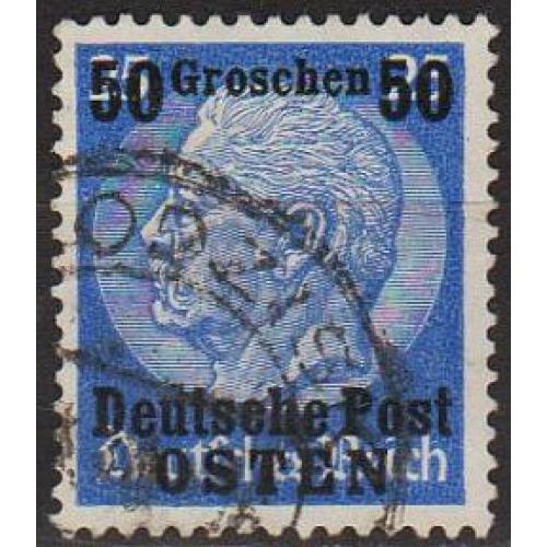 1939 - Рейх - GG - Надрук 50 Mi.9 _гаш  _1,0 €