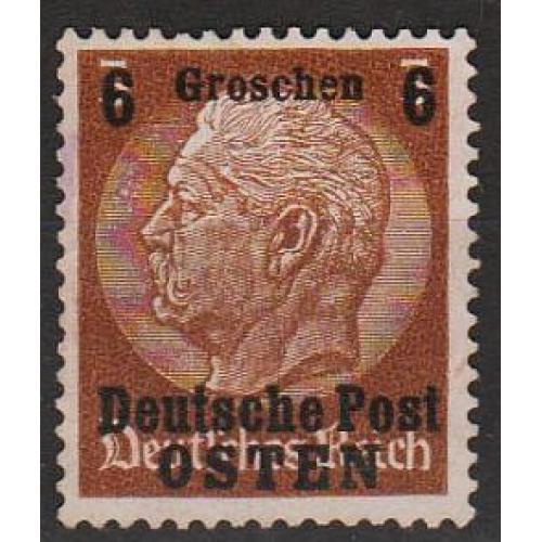 1939 - Рейх - GG - Надрук 6 Mi.1 _гаш