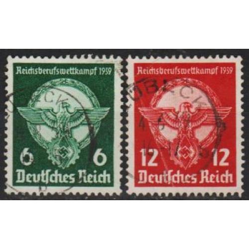 1939 - Рейх - Професійний конкурс Mi.689-90 10,0 € _гаш