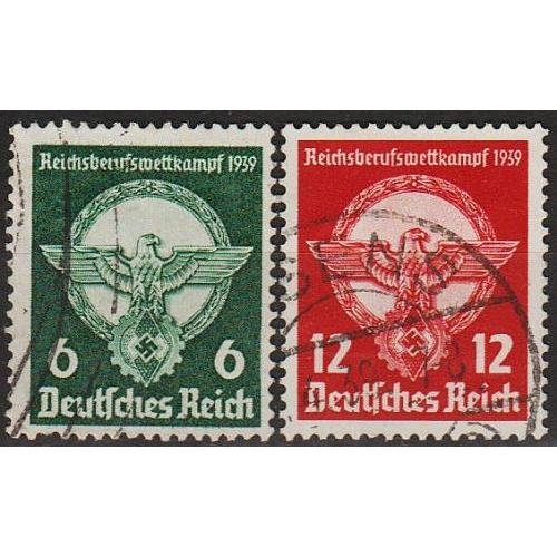 1939 - Рейх - Професійний конкурс Mi.689-90 _10,0 €  _гаш