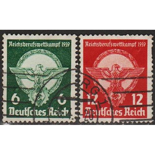 1939 - Рейх - Професійний конкурс Mi.689-90 _10,0 € _гаш