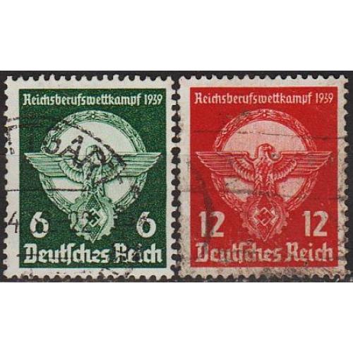 1939 - Рейх - Професійний конкурс Mi.689-90 _10,0 € _гаш