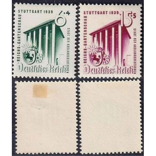 1939 - Рейх - Садова виставка в Штутгарті Mi.692-93  _20,0 € *