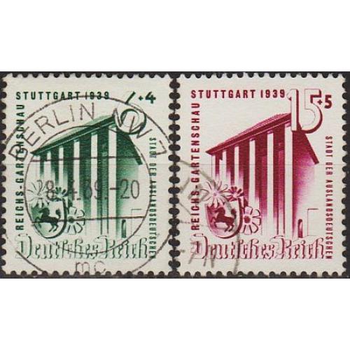 1939 - Рейх - Садова виставка в Штутгарті Mi.692-93  _9.0 €