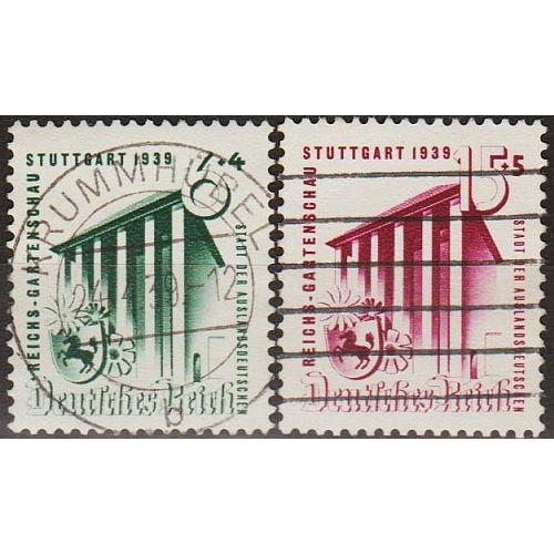 1939 - Рейх - Садова виставка в Штутгарті Mi.692-93  _9.0 €