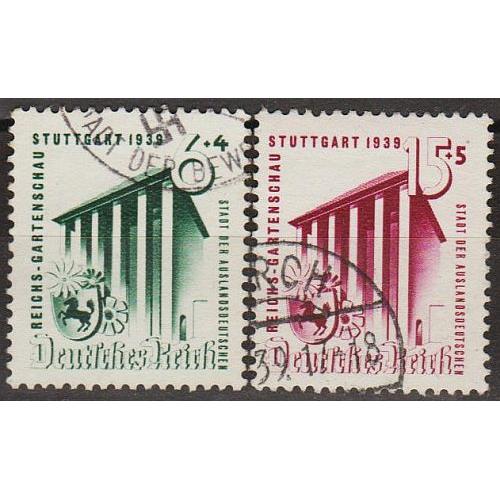 1939 - Рейх - Садова виставка в Штутгарті Mi.692-93  _9.0 €