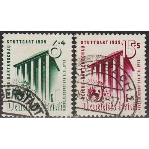 1939 - Рейх - Садова виставка в Штутгарті Mi.692-93  _9.0 €