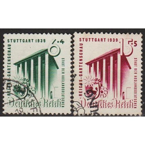 1939 - Рейх - Садовая выставка в Штутгарте Mi.692-93 _9.0 EU