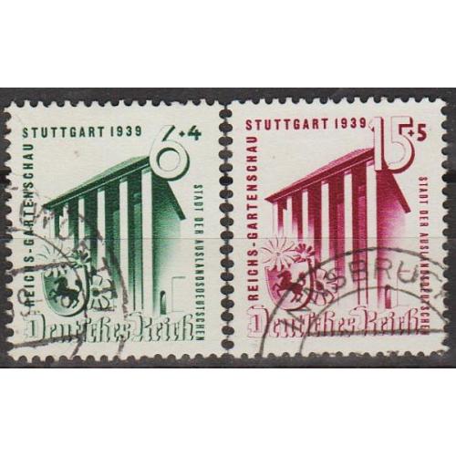 1939 - Рейх - Садовая выставка в Штутгарте Mi.692-93  _9.0 €