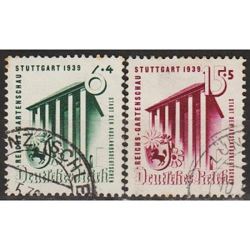 1939 - Рейх - Садовая выставка в Штутгарте Mi.692-93  _9.0 €