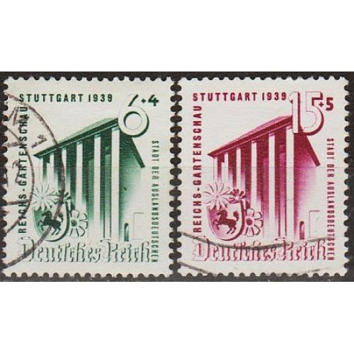 1939 - Рейх - Садовая выставка в Штутгарте Mi.692-93  _9.0 €