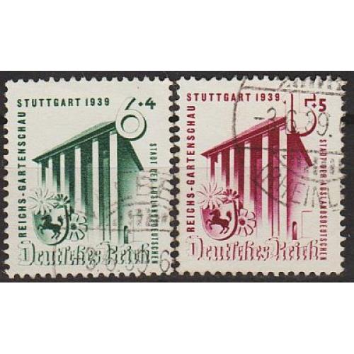 1939 - Рейх - Садовая выставка в Штутгарте Mi.692-93  _9.0 €