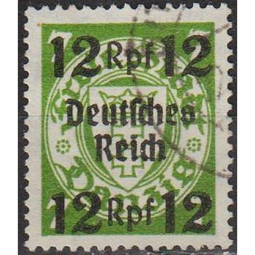 1939 - Рейх - Стандарт Гданська з надруками 12 Mi.721  _2,80 €