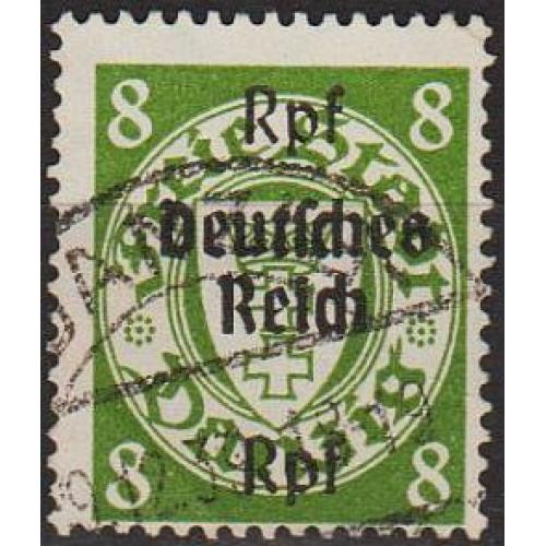 1939 - Рейх - Стандарт Гданська з надруками 8 Mi.719 _5,0 €