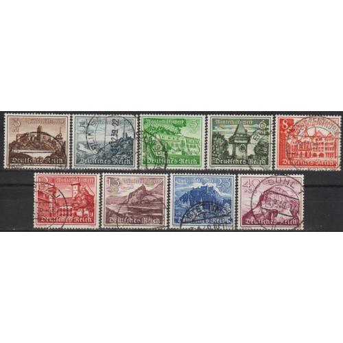 1939 - Рейх - Зимова допомога - Архітектура Mi.730-38  _26,0 € _гаш