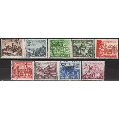 1939 - Рейх - Зимова допомога - Архітектура Mi.730-38  _26,0 € _гаш