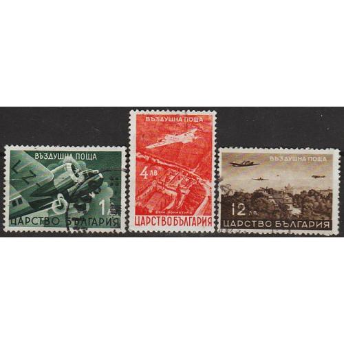 1940 - Болгарія - Авіа-пошта Mi.377...382