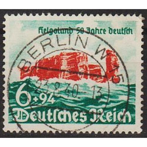 1940 - Рейх - 50 років о.Гельголанд Mi.750  _15,0 € _гаш