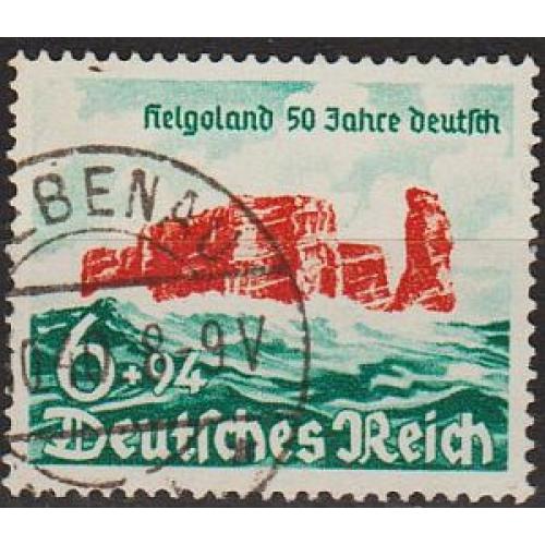 1940 - Рейх - 50 років о.Гельголанд Mi.750  _15,0 € _гаш