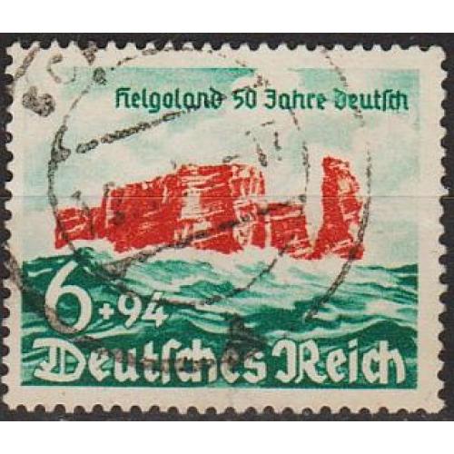 1940 - Рейх - 50 років о.Гельголанд Mi.750  _15,0 € _гаш