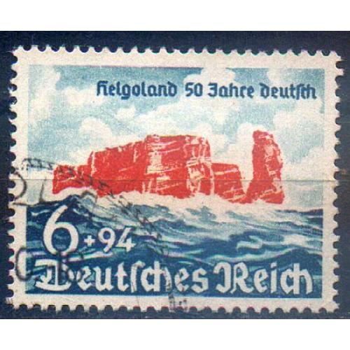 1940 - Рейх - 50 років о.Гельголанд Mi.750  _15,0 € _гаш