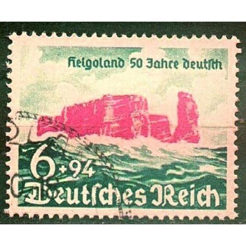 1940 - Рейх - 50 років о.Гельголанд Mi.750  _15,0 € _гаш