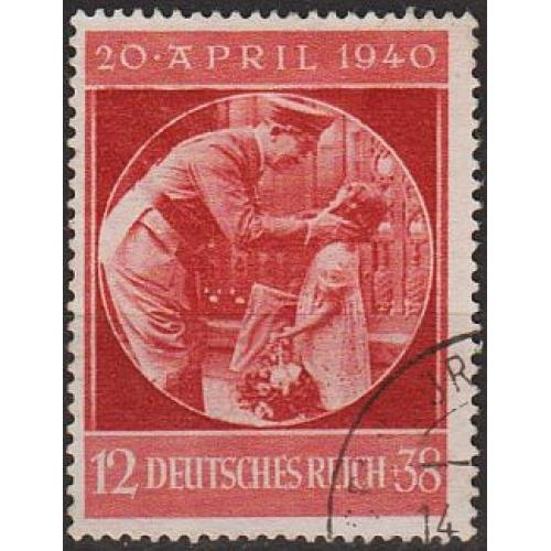 1940 - Рейх - 51 рік Гітлера Mi.744  _8,0  € _гаш