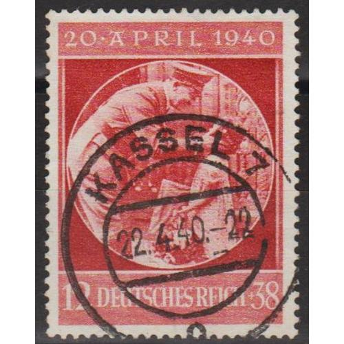 1940 - Рейх - 51 рік Гітлера Mi.744 _8,0 € _гаш