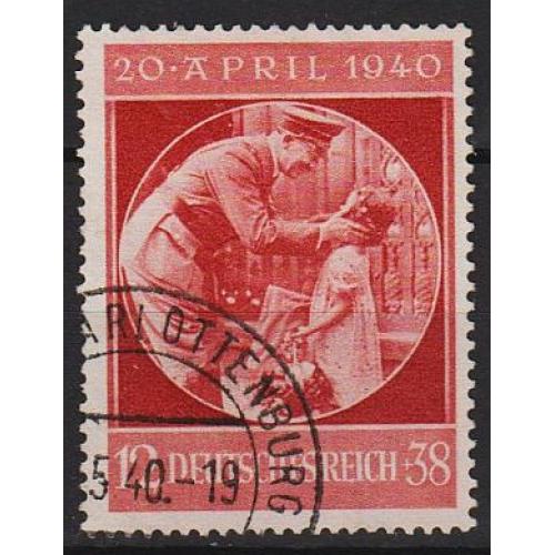 1940 - Рейх - 51 рік Гітлера Mi.744 _гаш _8,0 €