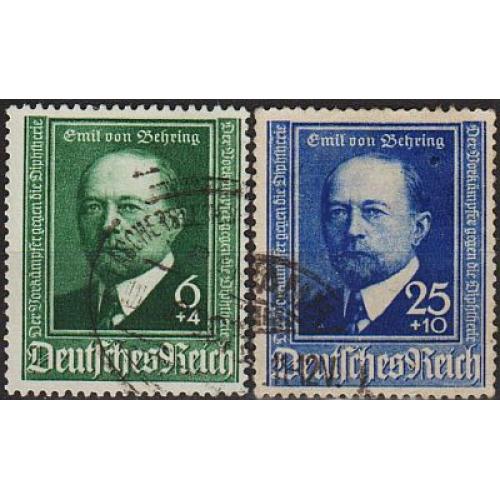 1940 - Рейх - Еміль Беринг Mi.760-61 _6,0 € _гаш