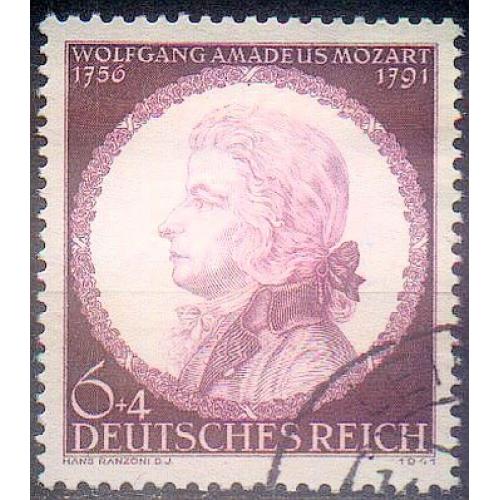 1941 - Рейх - 150 років смерті Моцарта Mi.810 _гаш