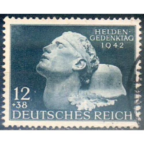 1942 - Рейх - Пам'ятi полеглих Mi.812 _2.40 €