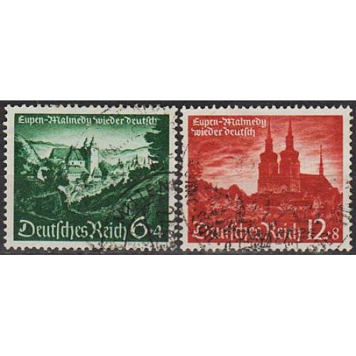 1940 - Рейх - Ейпен і Малмеді Mi.748-49 _7.50 €