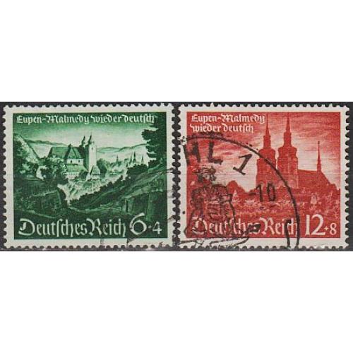 1940 - Рейх - Ейпен і Малмеді Mi.748-49 _7.50 €
